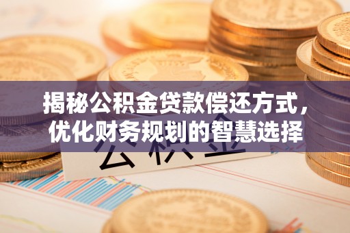 让胡路揭秘公积金贷款偿还方式，优化财务规划的智慧选择