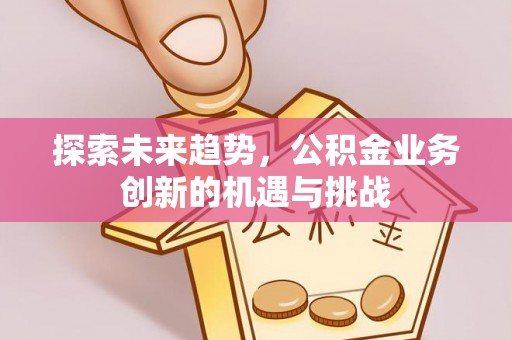 让胡路探索未来趋势，公积金业务创新的机遇与挑战