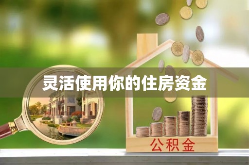 让胡路灵活使用你的住房资金