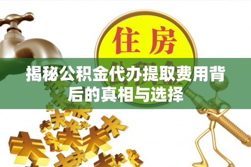 让胡路揭秘公积金代办提取费用背后的真相与选择