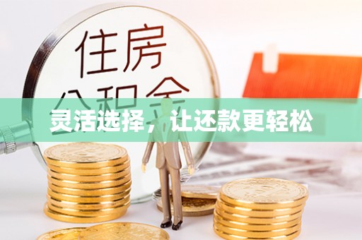 让胡路灵活选择，让还款更轻松