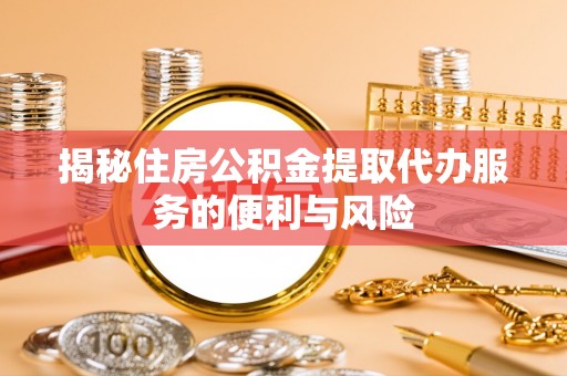 让胡路揭秘住房公积金提取代办服务的便利与风险