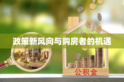 让胡路政策新风向与购房者的机遇