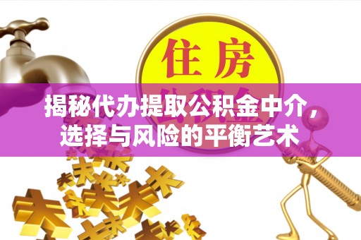 让胡路揭秘代办提取公积金中介，选择与风险的平衡艺术
