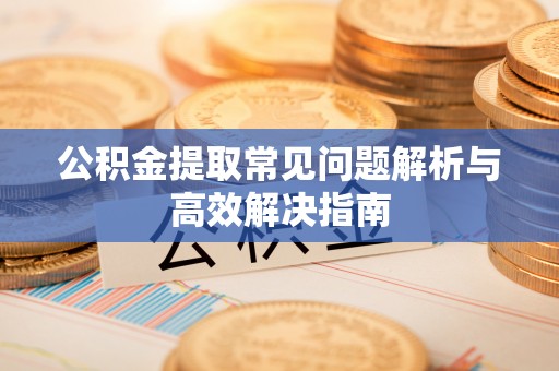 让胡路公积金提取常见问题解析与高效解决指南