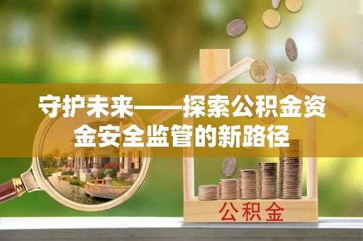 让胡路守护未来——探索公积金资金安全监管的新路径