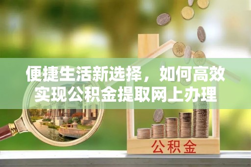 让胡路便捷生活新选择，如何高效实现公积金提取网上办理