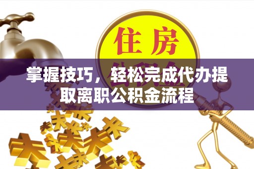 让胡路掌握技巧，轻松完成代办提取离职公积金流程