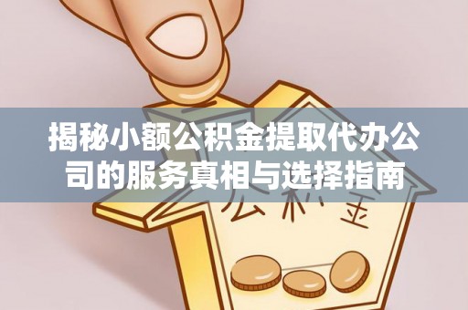 让胡路揭秘小额公积金提取代办公司的服务真相与选择指南