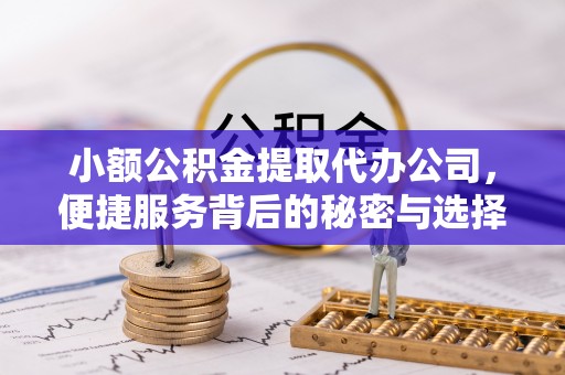 让胡路小额公积金提取代办公司，便捷服务背后的秘密与选择指南